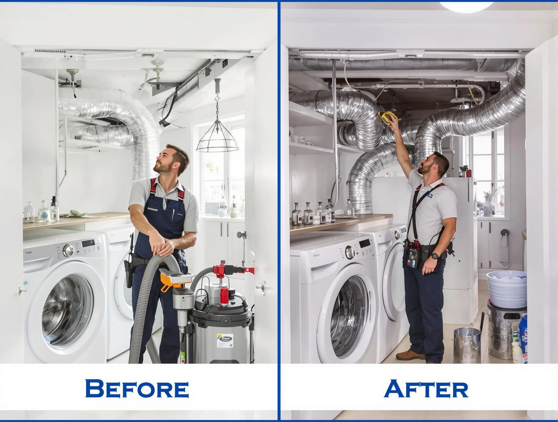 Expert gas dryer vent cleaning by Fontana Dryer Vent Cleaning in Fontana