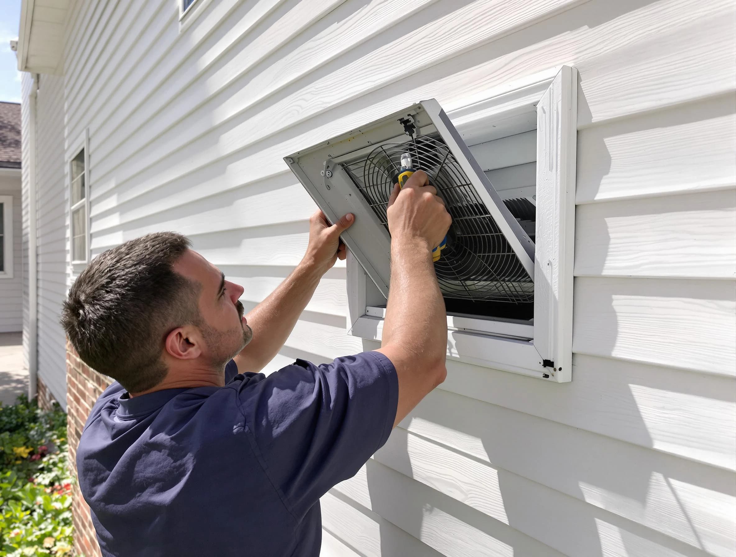 Dryer Vent Cover Replacement in Fontana