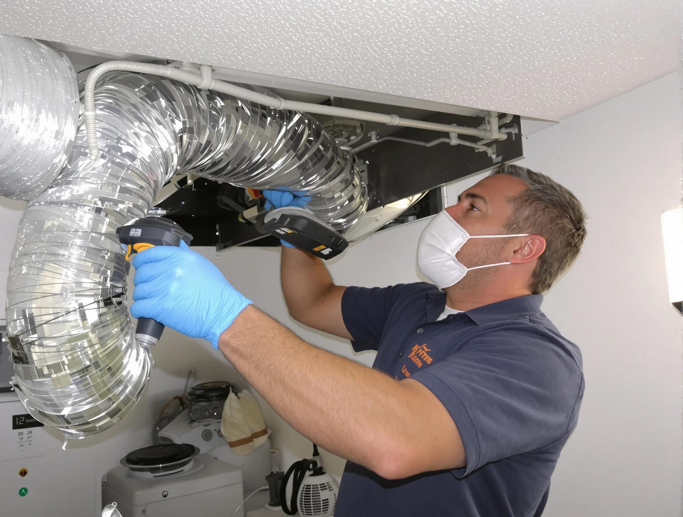 Fontana Dryer Vent Cleaning professional performing thorough residential dryer vent cleaning in Fontana