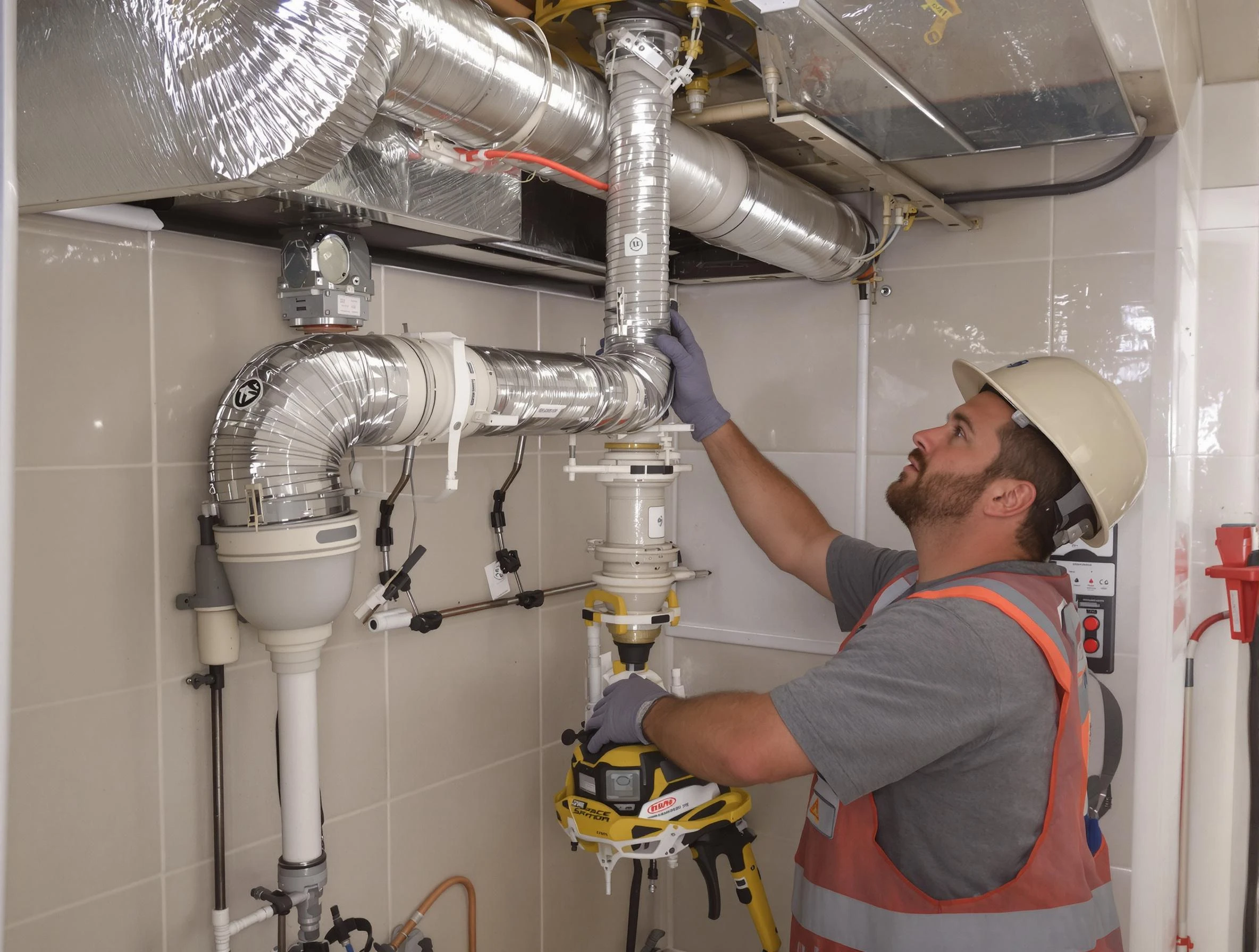 Fontana Dryer Vent Cleaning expert performing professional dryer vent repair and installation in Fontana