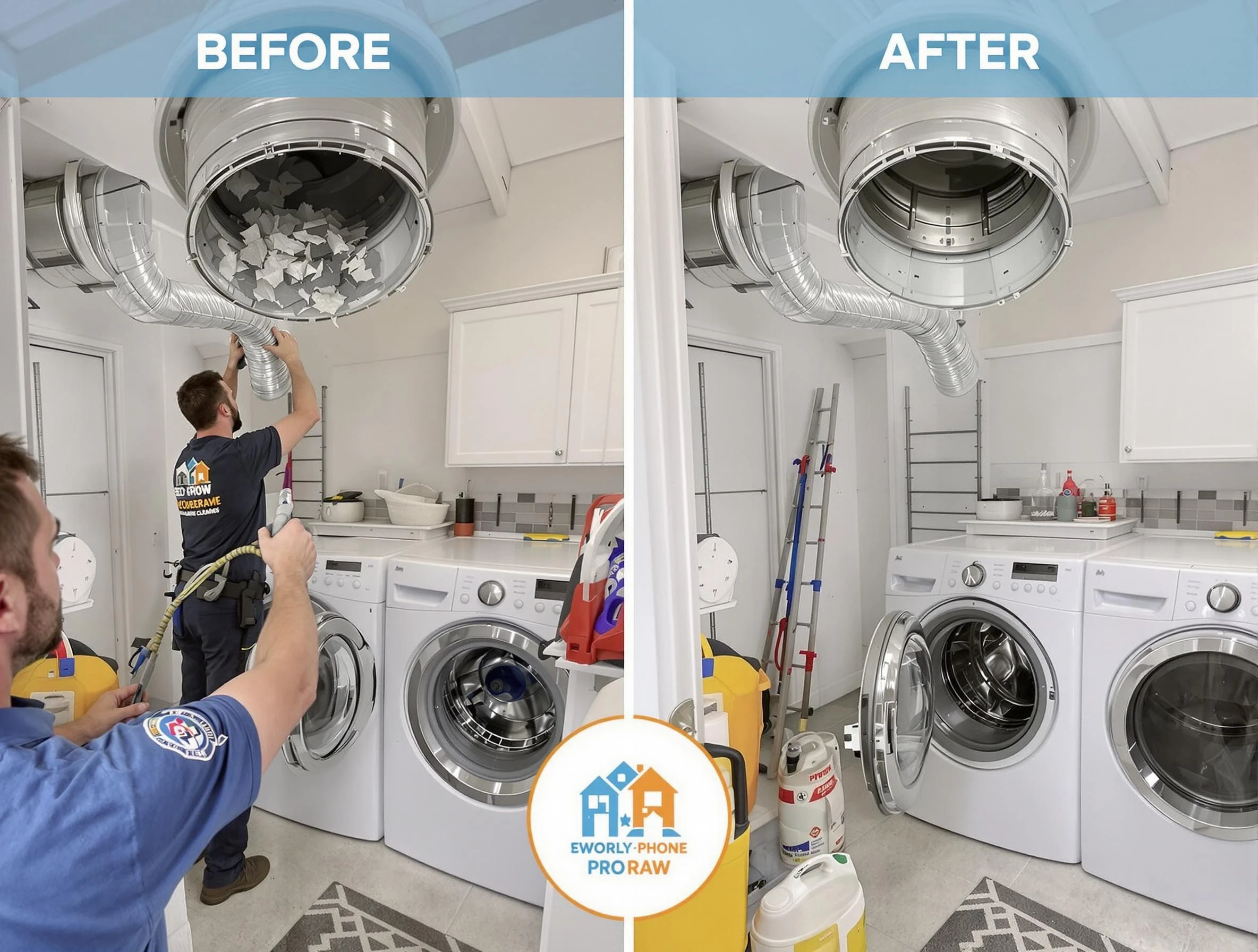 Residential dryer vent cleaning by Fontana Dryer Vent Cleaning in Fontana